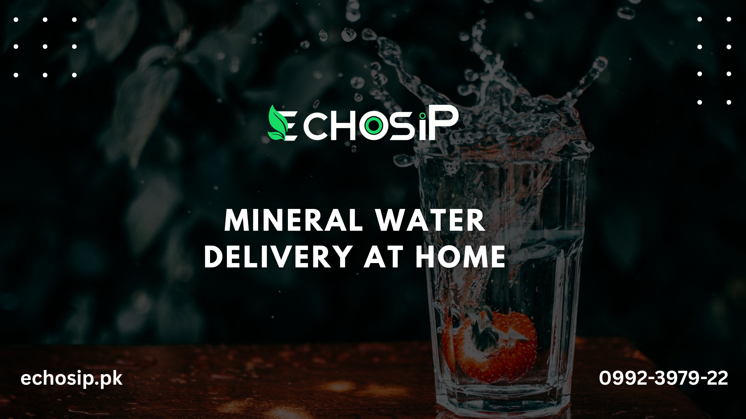 Mineral water delivery at home