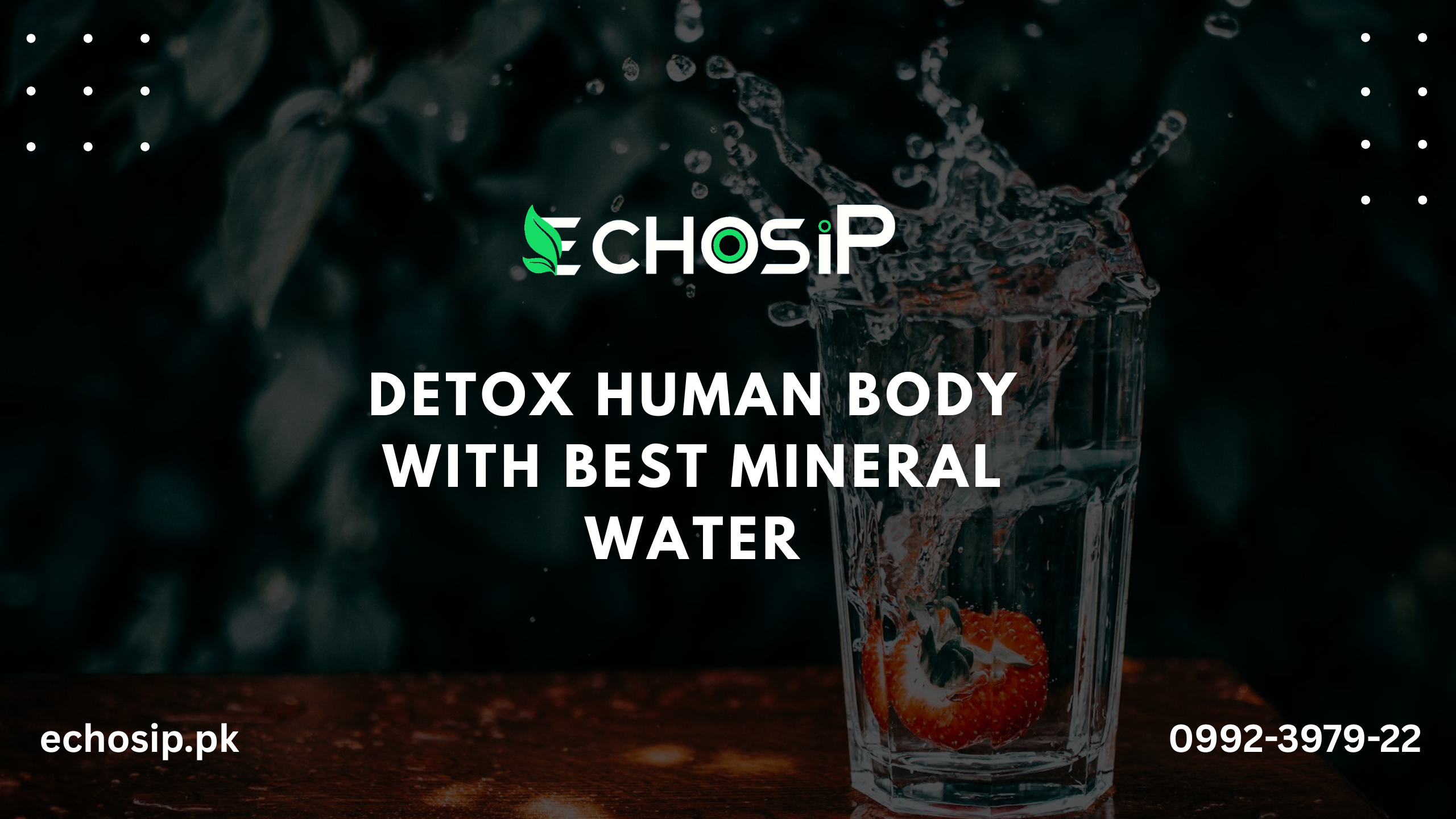 Detox human body with best mineral water